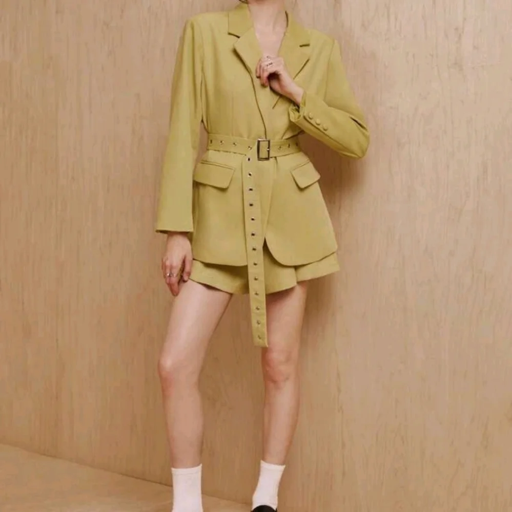 Mathilde Lhomme Designer Oversized Blazer With Long Belt, Fall, For Autumn - Picture 3 of 7